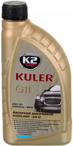K2 KULER BLUE Koncentrát chladiacej kvapaliny G11 1L