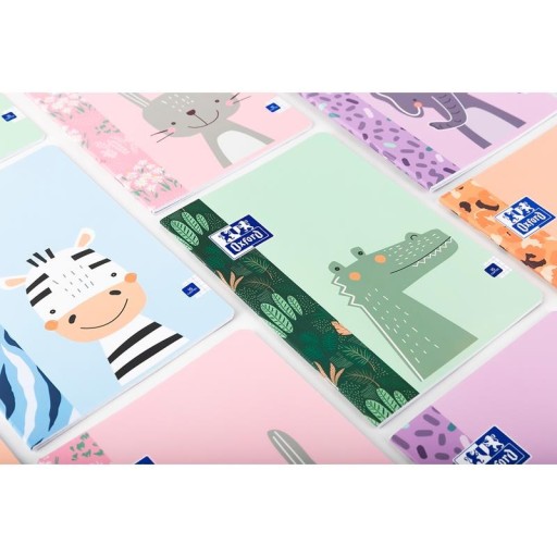 Oxford Kids Notebook A5 16 kockovaných strán Mix