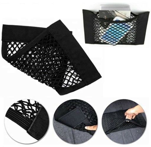 2 X ORGANIZÁTOR SIEŤ NA VELCRO DO KUPU 40x25CM