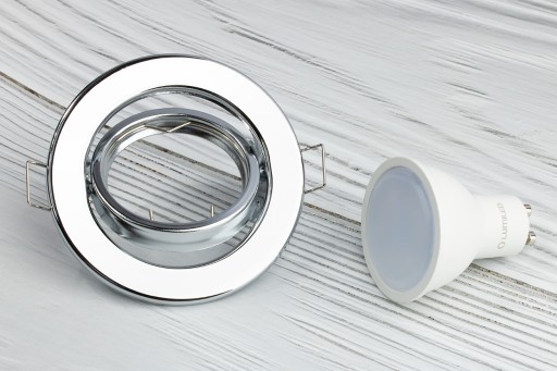 Svietidlo HALOGÉN POHYBLIVÝ CHROM + LED GU10 6W