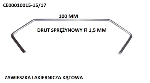 Prívesky farby S CE00010015-15/17 100 ks.