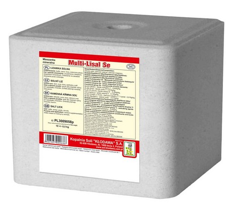 SOĽNÝ LÍZ S KOCKAMI SELÉNU 10KG 1 ks.