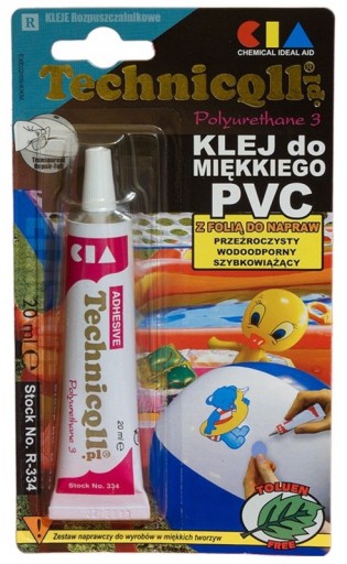 BEZFAREBNÉ LEPIDLO NA MÄKKÉ PVC LEPIDLÁ POD VODOU