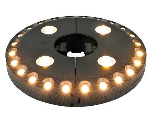 Osvetlenie slnečníka - balkónová záhrada LED 16 cm