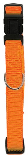 ZOLUX Nastaviteľný nylonový golier. 10 mm, oranžová