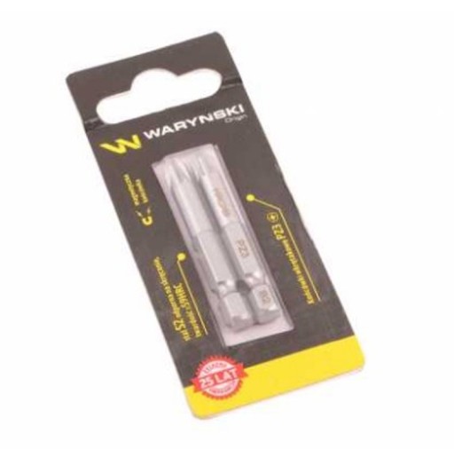 RM Skrutkovacie bity PZ3 50mm Waryński sada v blistri po dvoch kusoch
