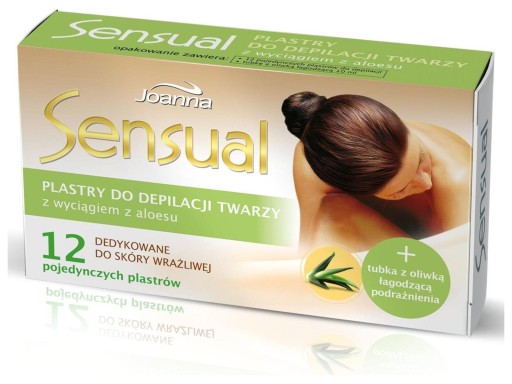 Joanna Facial depilačné pásiky 12 ks. 10 ml