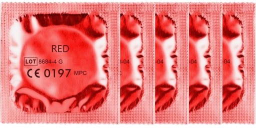 SADA PÄTICH HLADKÝCH KONDÓMOV RED AMOR