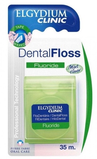 Elgydium zubná niť s fluoridom, mäta, 35 m