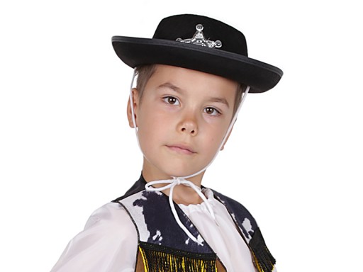 ŠERIFOV MALÝ KOVBOJ ČIERNY KLOBÚK