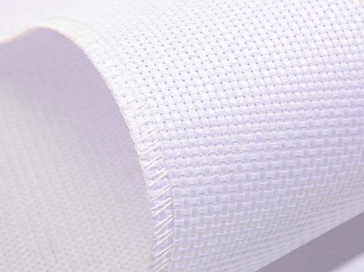 PLÁTNA BIELA KRÍŽOVÁ VÝŠIVKA 11CT/75CM