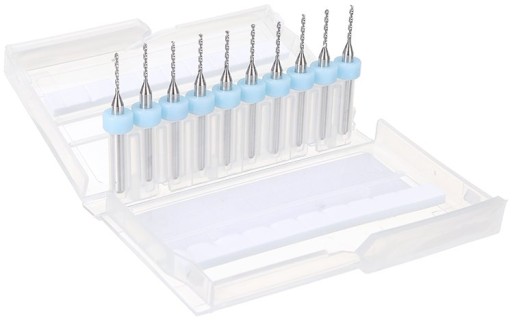 10 x MINI VRTAČKY 0,6mm VIDEO MODELOVANIE DPS