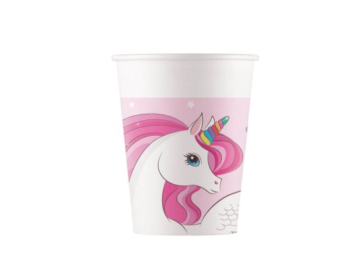 Jednorožec narodeninové poháre 200 ml 8 ks.