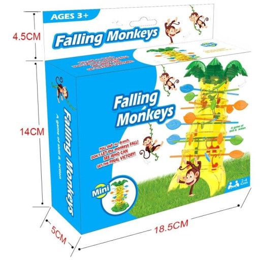 Hra Falling Monkeys je arkádová hra s palicami a palicami