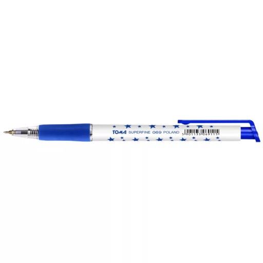 Superjemné automatické hviezdne guľôčkové pero modré TO-0
