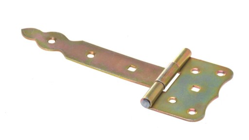 Stavebný pánt altánkových dverí, žltý, pozinkovaný, 150mm