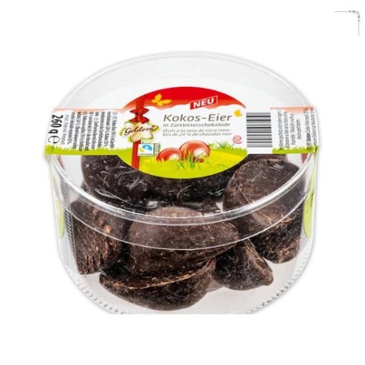 Goldora kokosové eier kokosové vajcia v čokoláde 260g