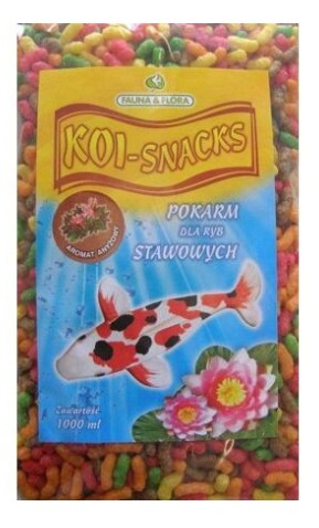 Kŕmne valce pre ryby do záhradného jazierka 1l Fauna&Flora