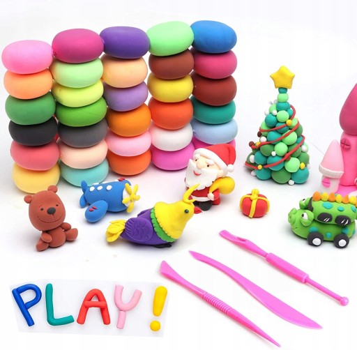 Plastic Clay Magic Foam Clay Creativity Super Clay 36 ks farieb