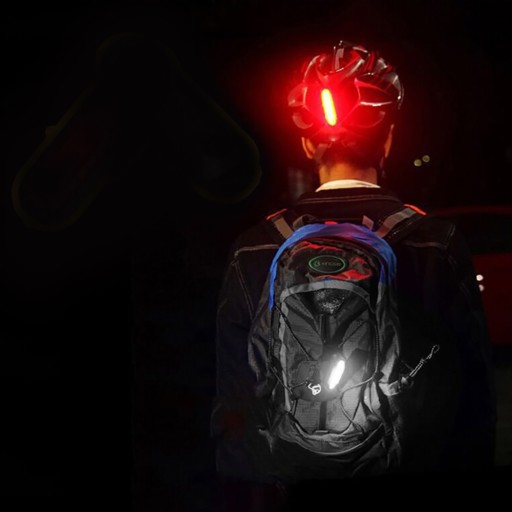LED ZADNÁ BICYKLE LAMPA USB OSVETLENIE NA BICYKEL