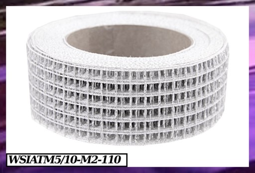 Stuha sieťovaná METALIZOVANÁ sieťovina 5cm/10mb 3 farby na výber
