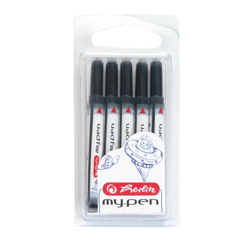 MOJE NÁPLNE NA PERÁ 5KS HERLITZ 10999852
