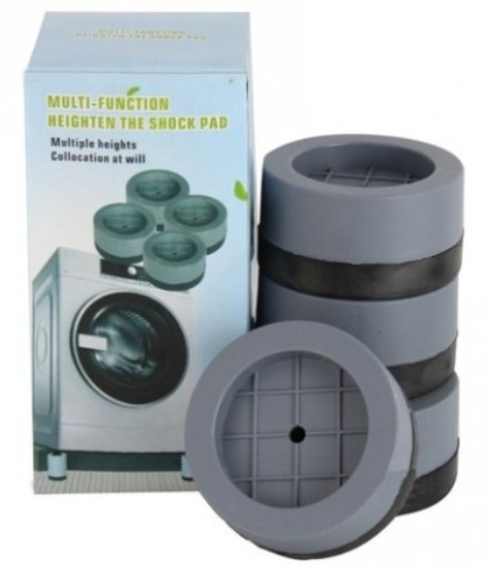ANTIVIBRÁČNÉ GUMOVÉ PODLOŽKY PRE 4x NOŽKY PRÁČKY