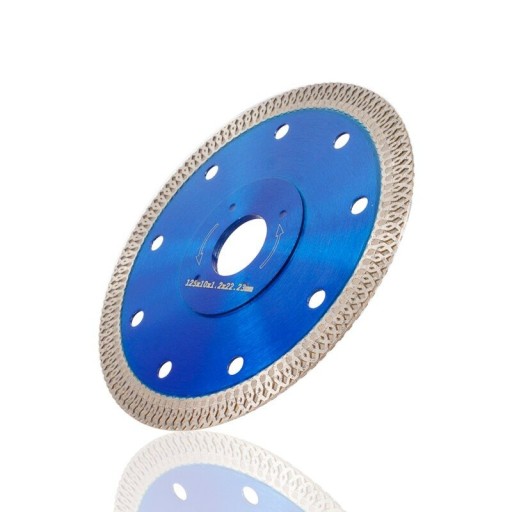MODRÝ DIAMANTOVÝ KOTÚČ NA REZANIE POGREEN DIAMANTOVÝCH TEHEL 125MM