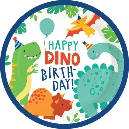 PAPIEROVÉ TANIERE DINOSAURY NARODENINY-23CM-1628