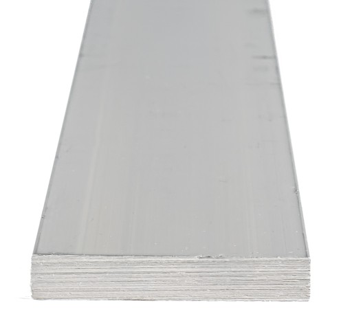 Hliníková plochá tyč 80x2 L 50cm Grad. 6060 T66