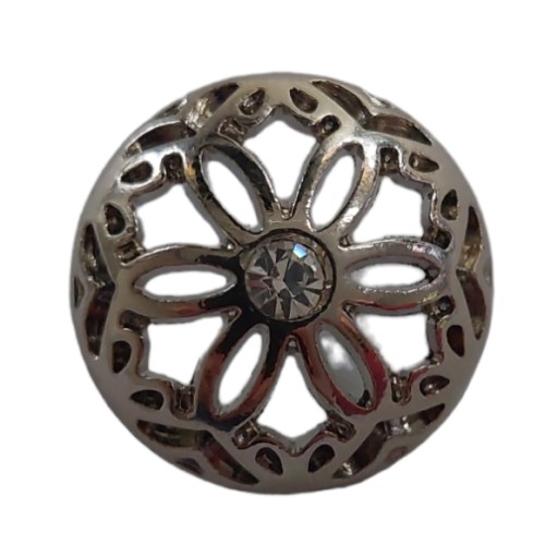 GOMBÍKY KABÁT GOMBÍK 23 mm STRIEBORNÝ