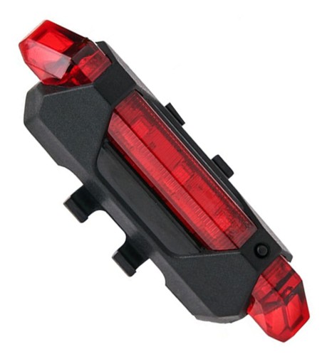 BICYKLE LAMP zadné svetlo 5 LED USB osvetlenie