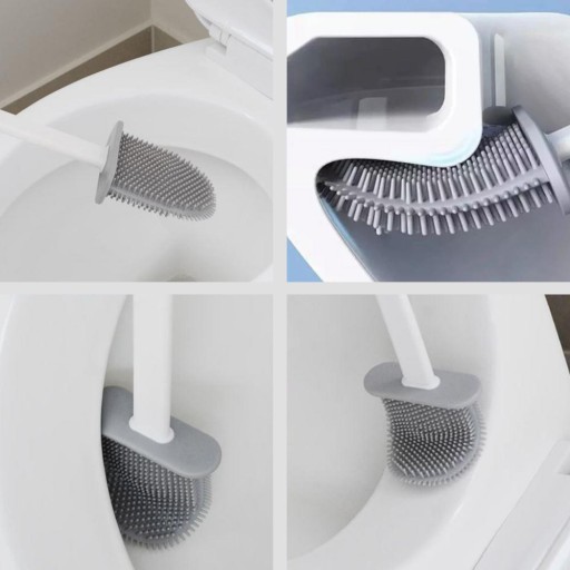 SILIKÓNOVÁ TOALETNÁ KEFA NA BIELE WC