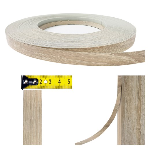 Nábytkové lemovanie, dyha, šírka 21mm, páska DUB SONOMA