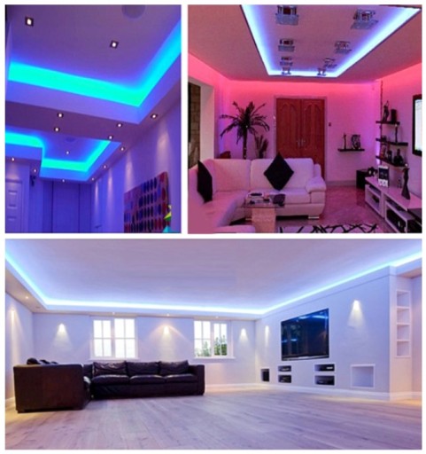 300 SMD LED PRUH VODODOLNÝ 5M RGB + SÚPRAVA DIAĽKOVÉHO OVLÁDANIA DARČEK VIAC FARBE