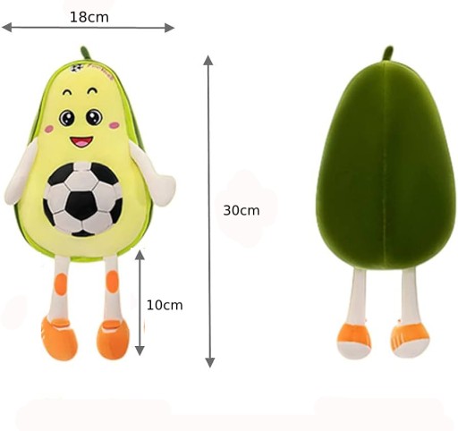 AVOKÁDOVÝ VANKÚŠ MASKOT GUĽA CUDDLE 30cm