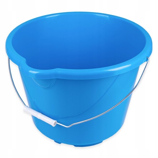 Plastové vedro 12 litrov, 12 vedier pre domácnosť s lievikom