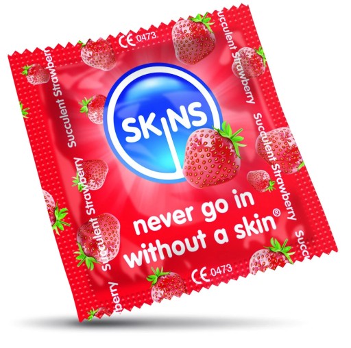 SKINS KONDÓMY JAHODA - JAHODA 1 KS