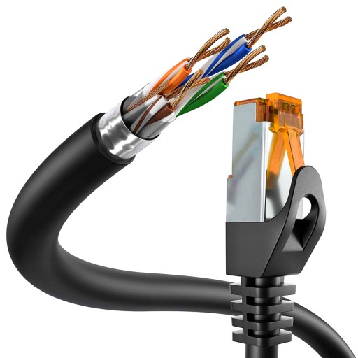 LAN ETHERNET RJ45 SFTP CAT6a LAN KÁBEL 5m