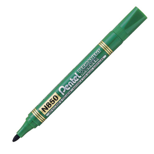 PERMANENTNÝ ZNAČOVAČ Pentel N850 ROUND GREEN