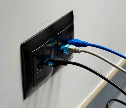 KÁBEL INTERNET LAN ETHERNET RJ45 UTP KÁBEL 3m ČIERNA