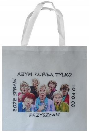 Nákupná taška s potlačou Bože daj... Darček