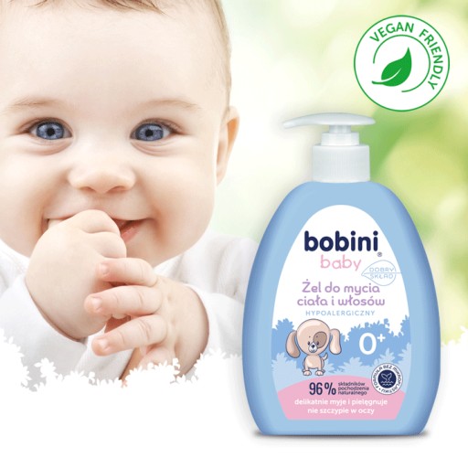 Bobini Baby umývací gél na telo pre bábätká 300 ml