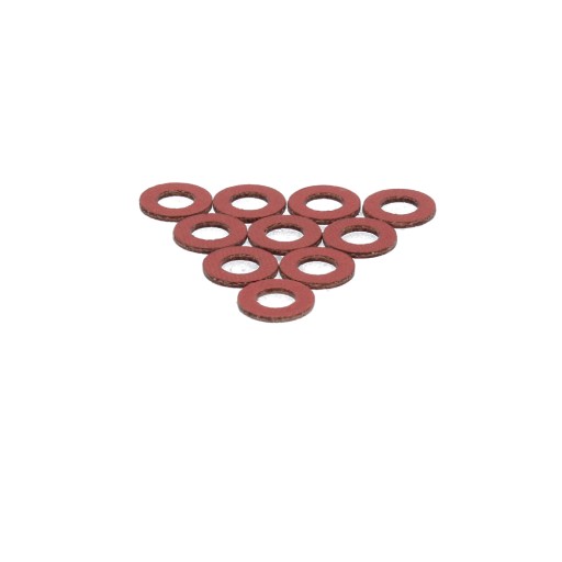 10x FIBER Tesnenie 3/8 SPRCHOVÉ tesnenie ventilu ventilu univerzálne ploché