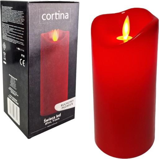 SVIEČKA LED VLOŽKA DO SVIEČKY VLOŽKY PRE GRANES SVIEČKY PLAMEŇOVÉ BATÉRIE 15cm