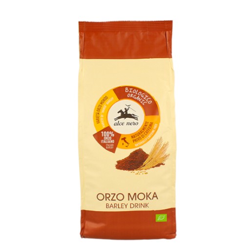 Alce Nero Orzo Moka bio obilná káva 500g