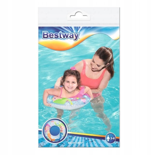 BESTWAY Sea Creature nafukovací kruh na plávanie - 51 cm - tučniak