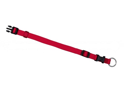 TRIXIE Klasický obojok pre psa červený M-L 35-55cm