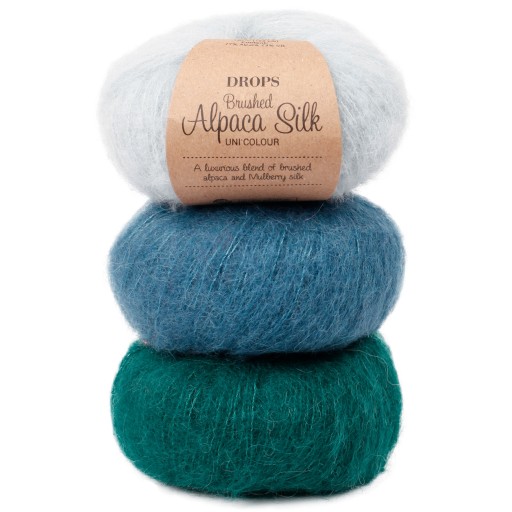 Priadza Drops Brushed Alpaca Silk 31 Intense Pink
