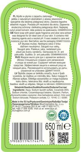 KIDS jablkové tekuté mydlo s aloe 650 ml